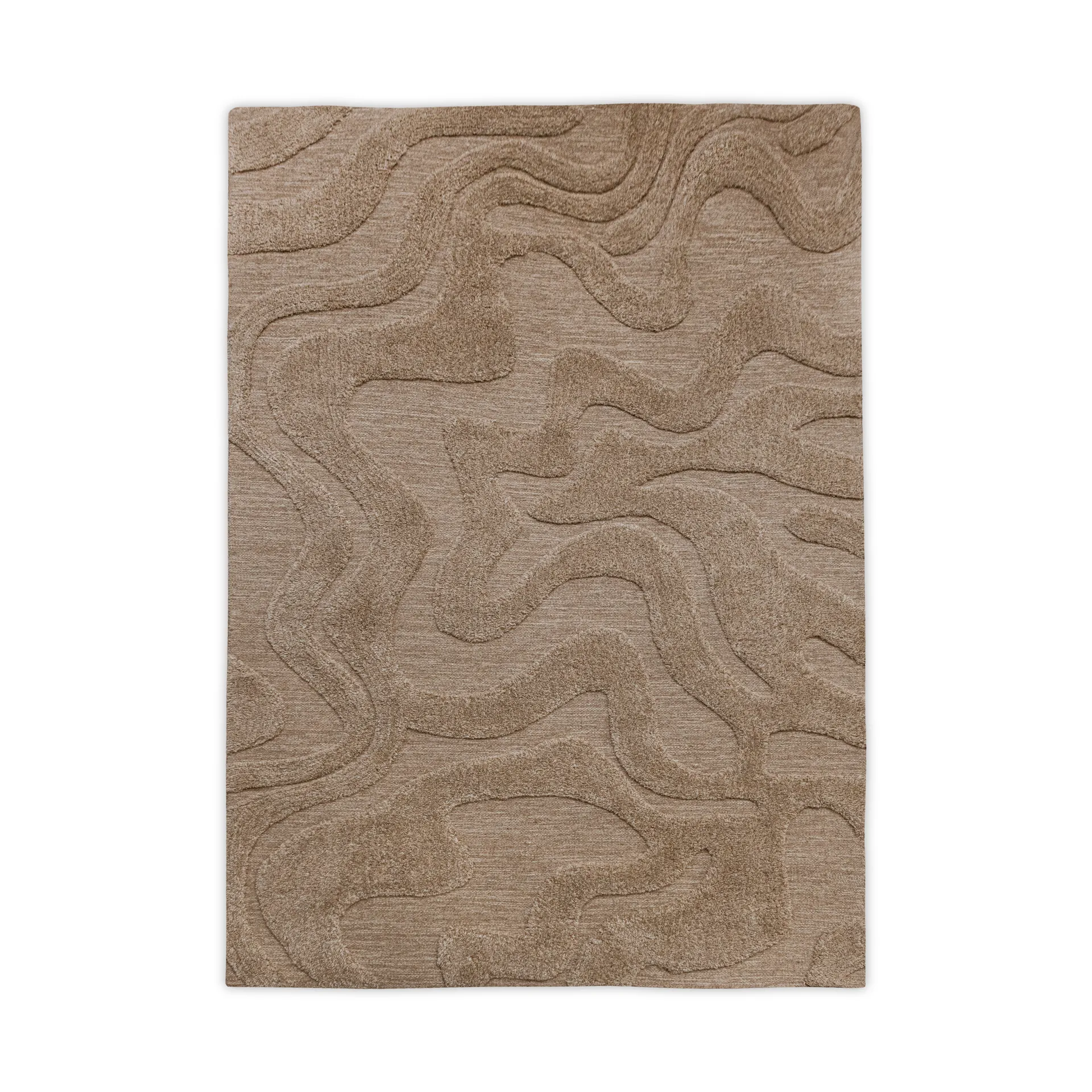 Norlander μάλλινο χαλί 250x350 εκ., Beige-melange Tinted