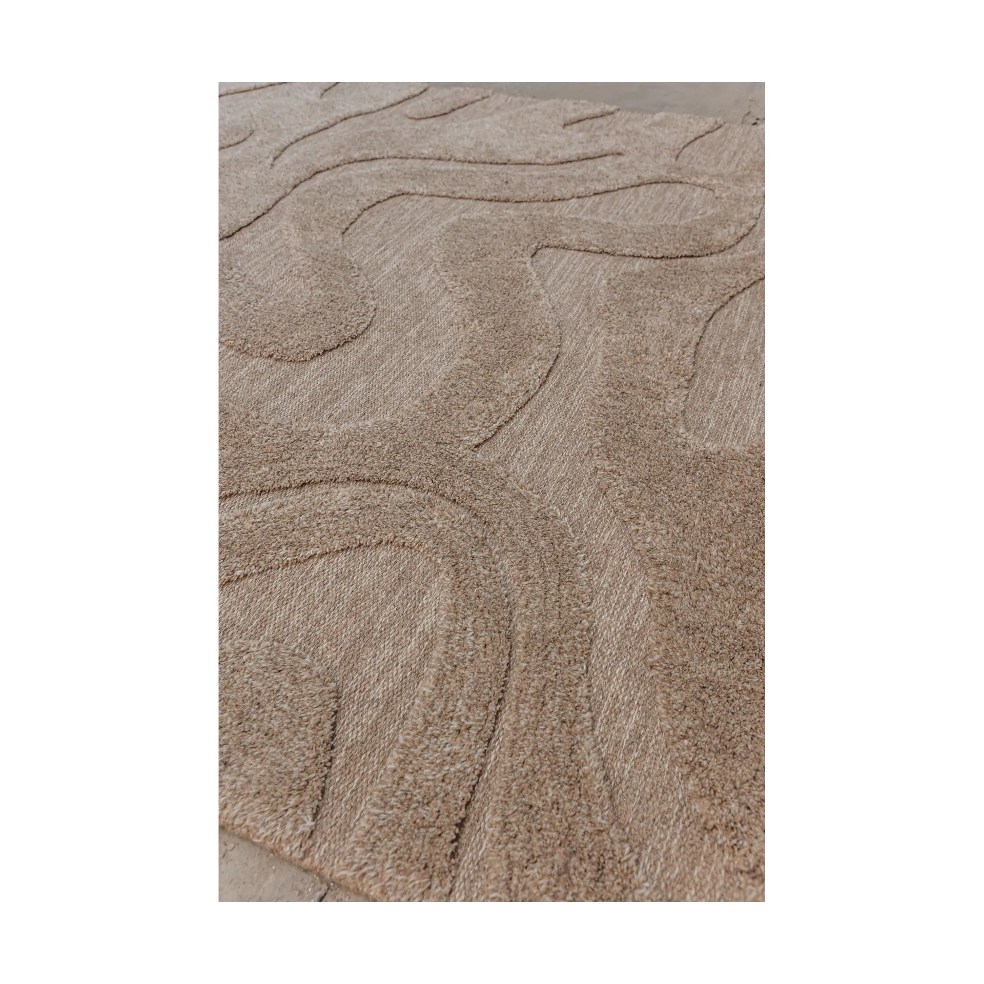 Norlander μάλλινο χαλί 300x400 εκ., Beige-melange Tinted