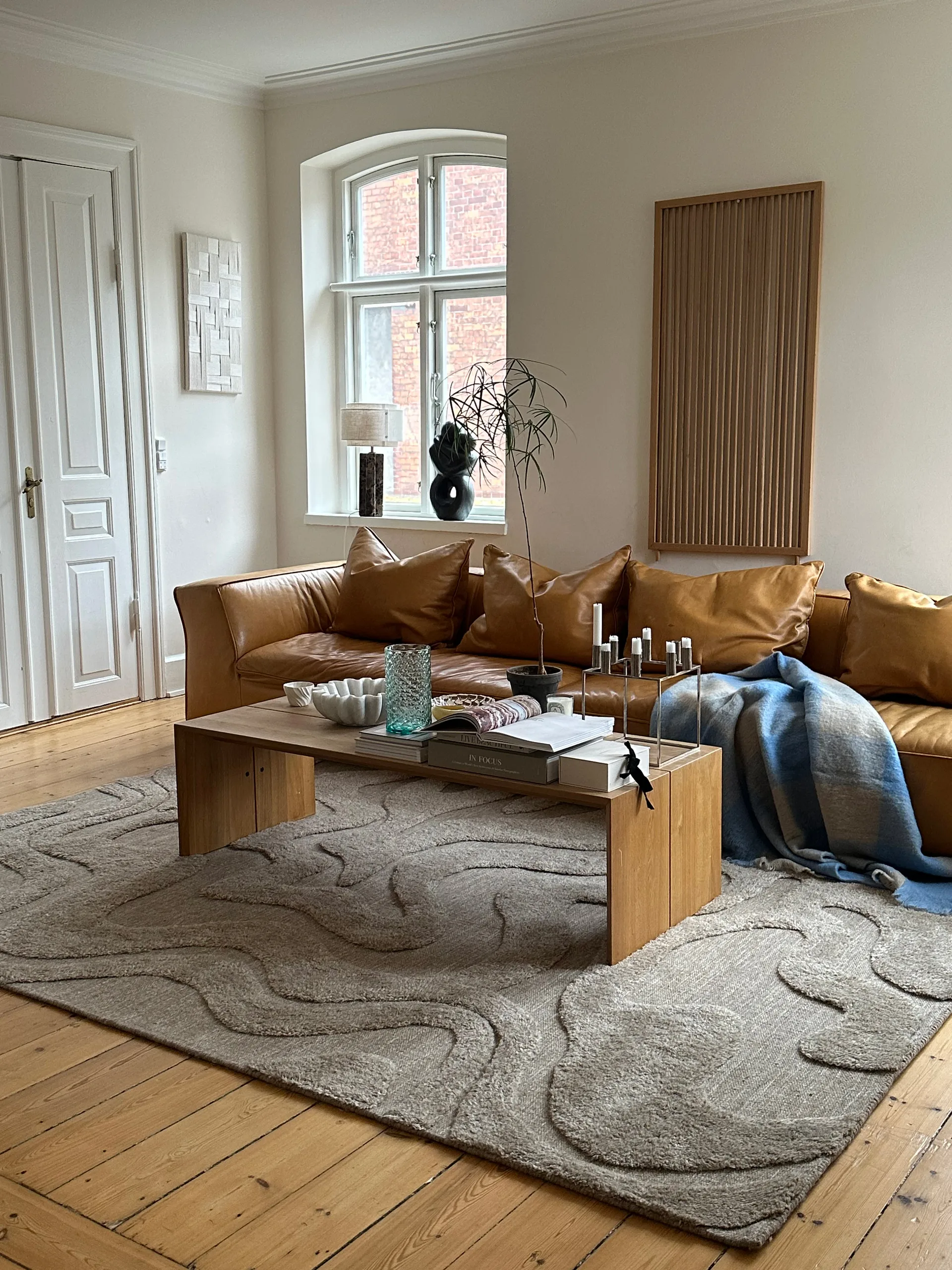 Norlander μάλλινο χαλί 300x400 εκ., Beige-melange Tinted