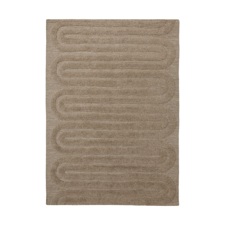 Riklund μάλλινο χαλί 160x230 cm, Beige-melange Tinted