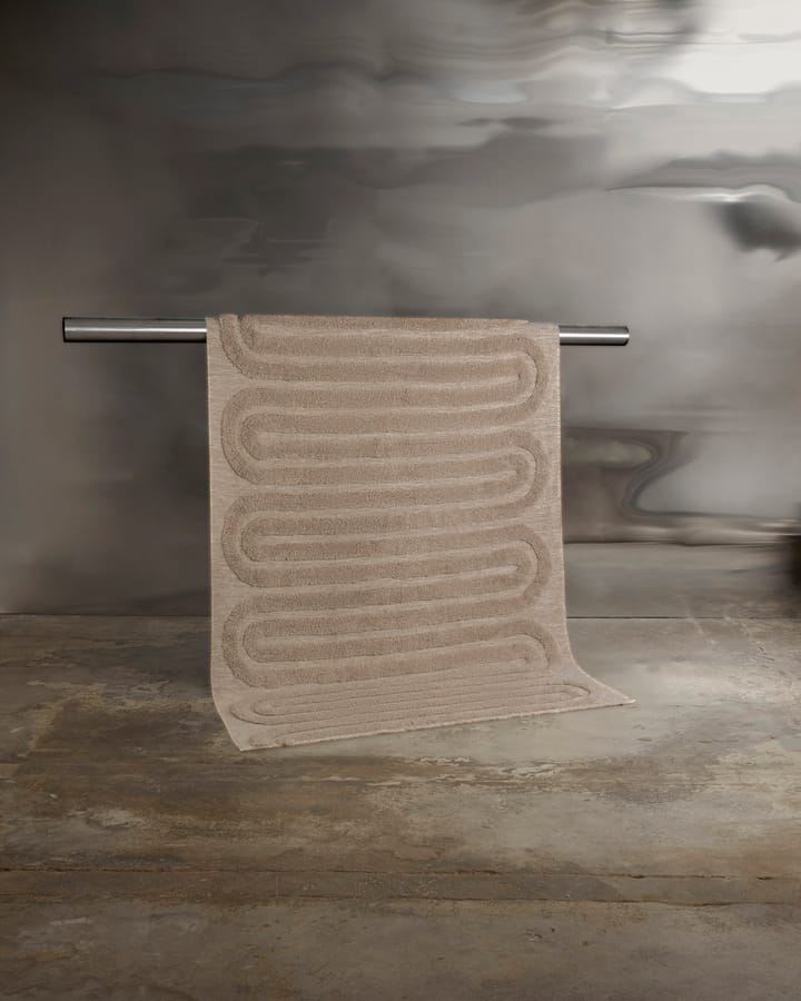 Riklund μάλλινο χαλί 160x230 cm, Beige-melange Tinted