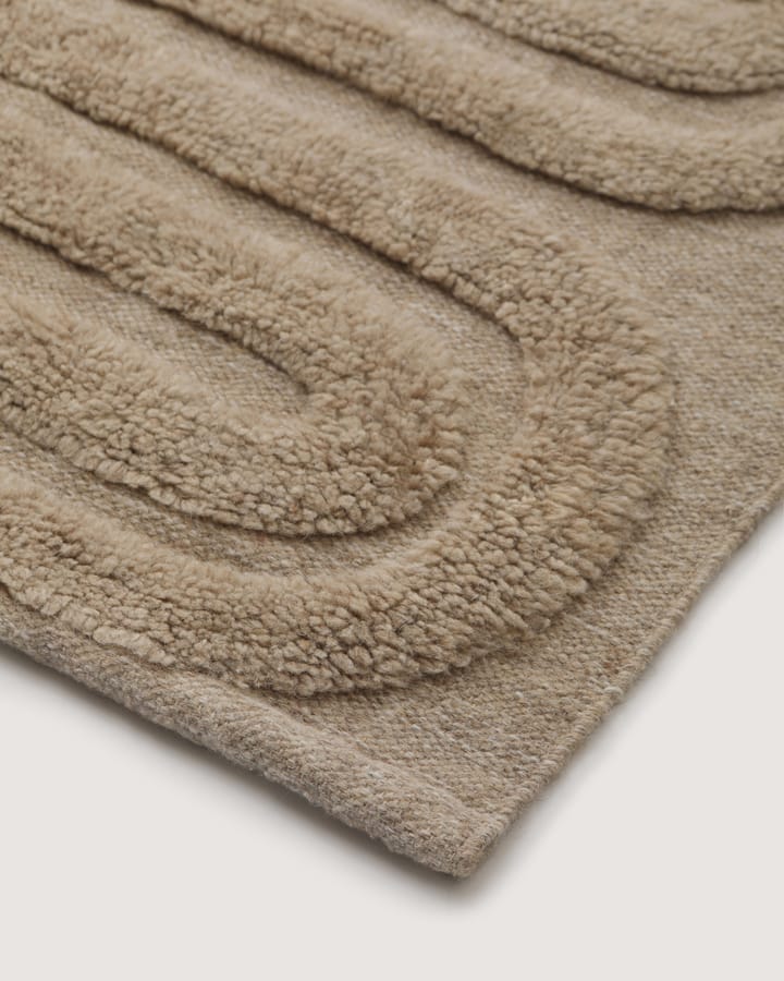 Riklund μάλλινο χαλί 160x230 cm, Beige-melange Tinted