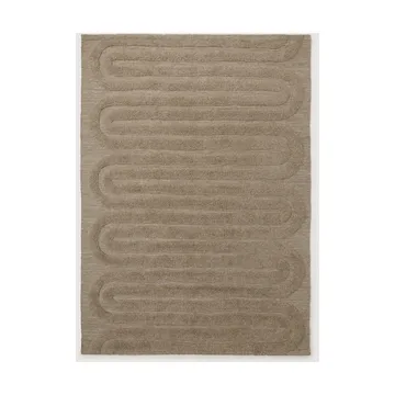 Riklund μάλλινο χαλί - Beige-μελανζέ, 250x350 εκ. - Tinted
