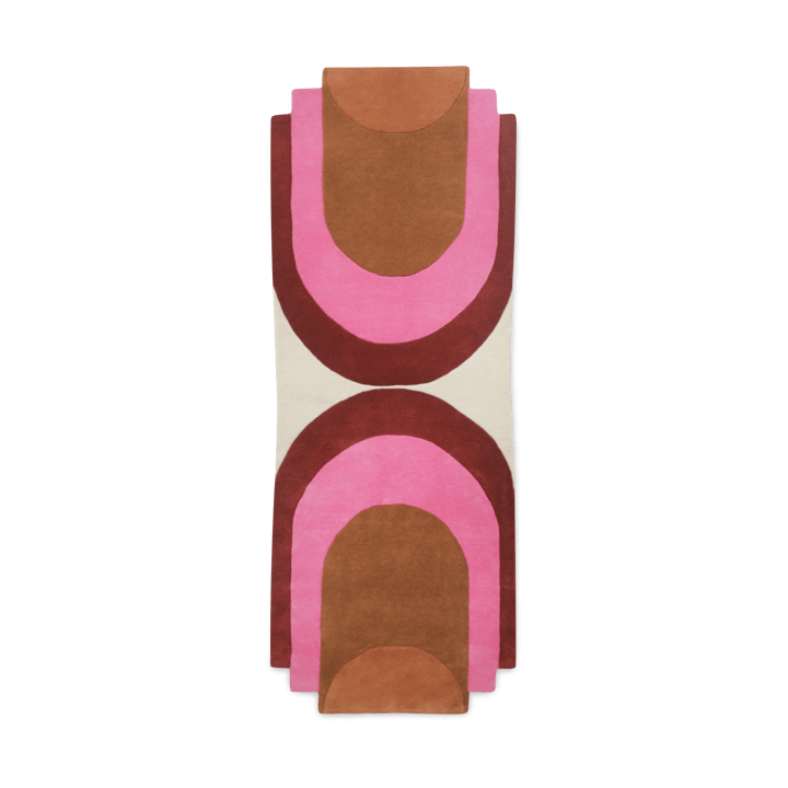 Rohdin μάλλινο χαλί 90x250 cm - Multi - Tinted