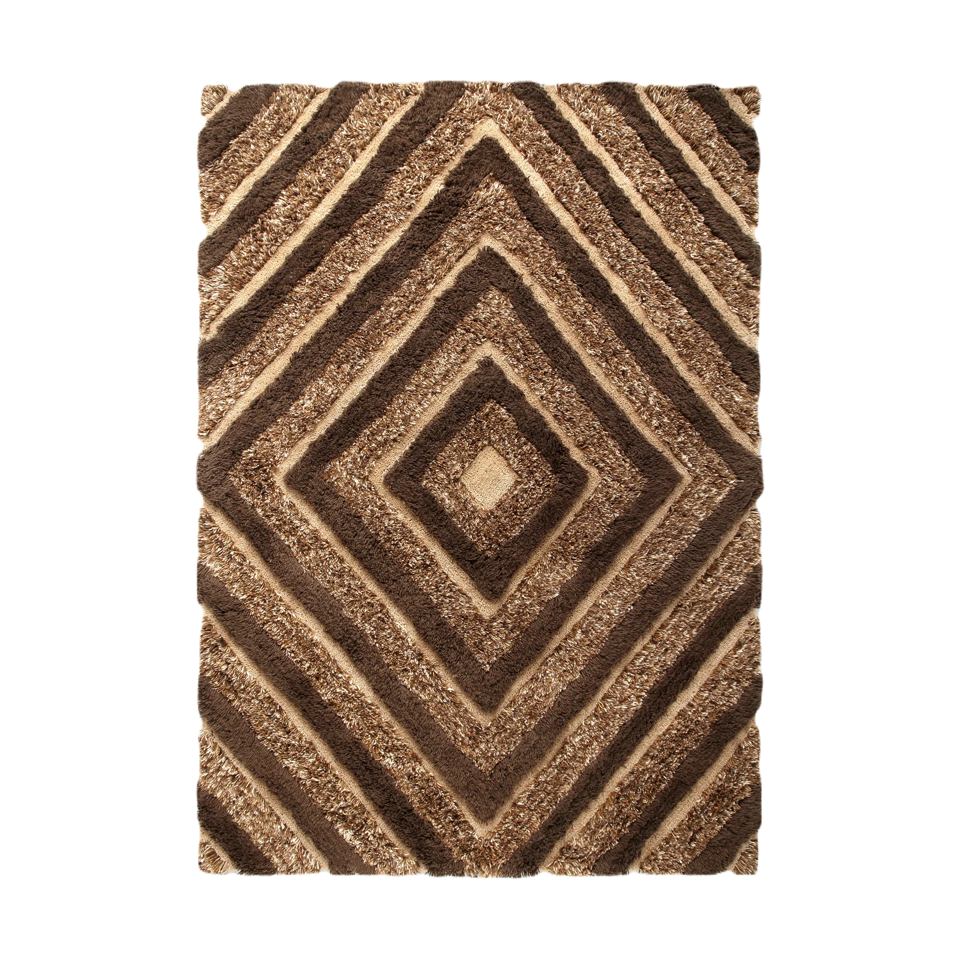 Stenborg μάλλινο χαλί 170x240 cm, Brown Tinted