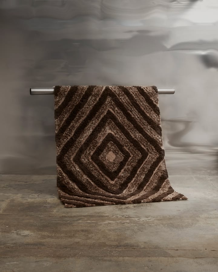 Stenborg μάλλινο χαλί 170x240 cm, Brown Tinted