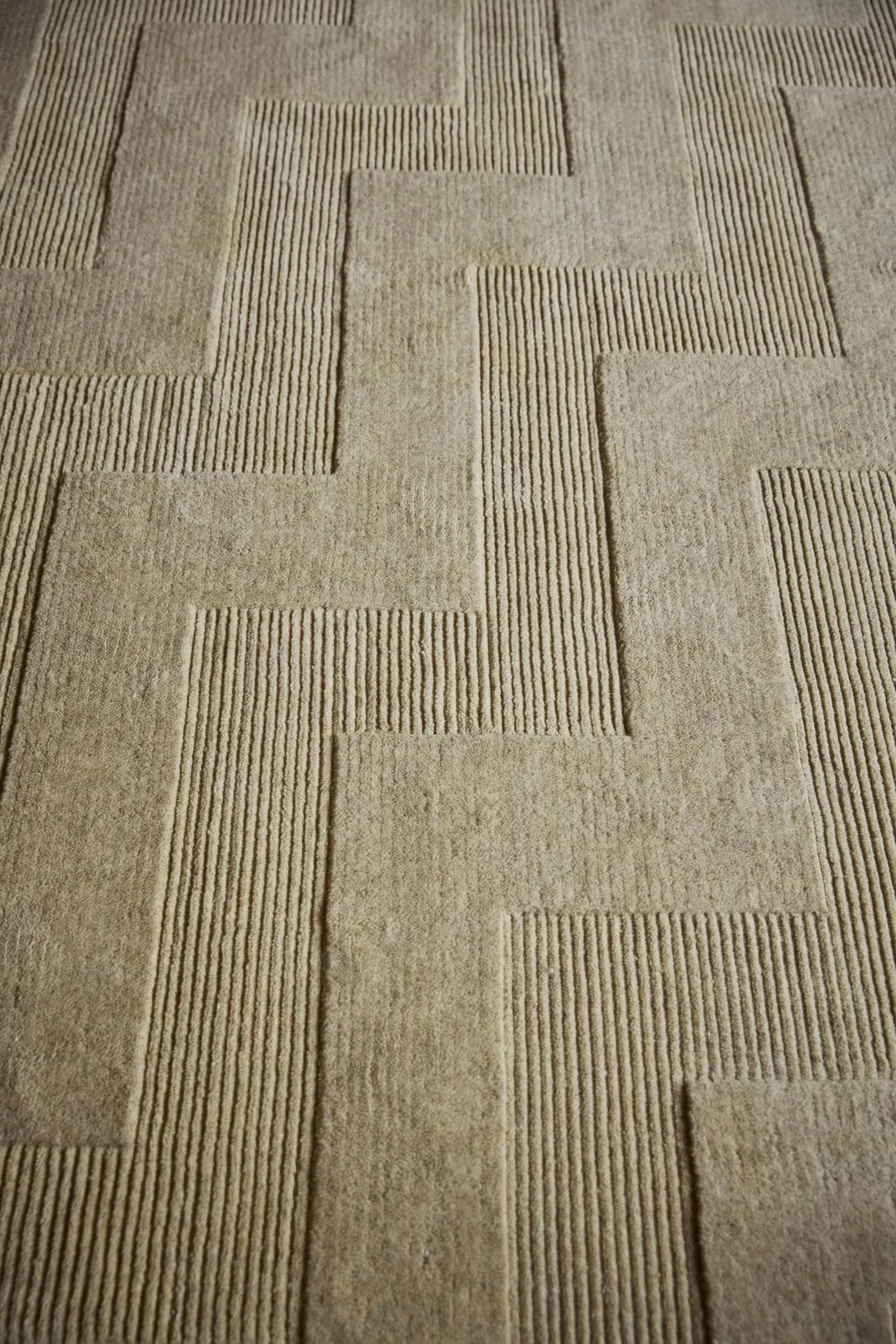 Valmont μάλλινο χαλί, Beige-μελανζέ, 200x300 εκ. Tinted