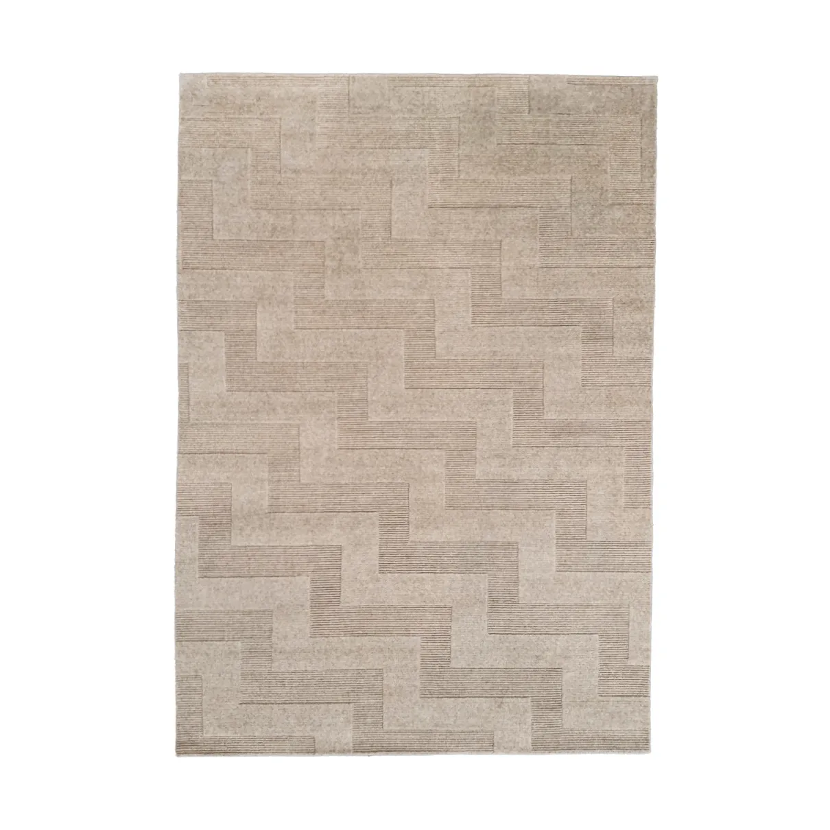 Valmont μάλλινο χαλί, Beige-μελανζέ, 250x350 εκ. Tinted