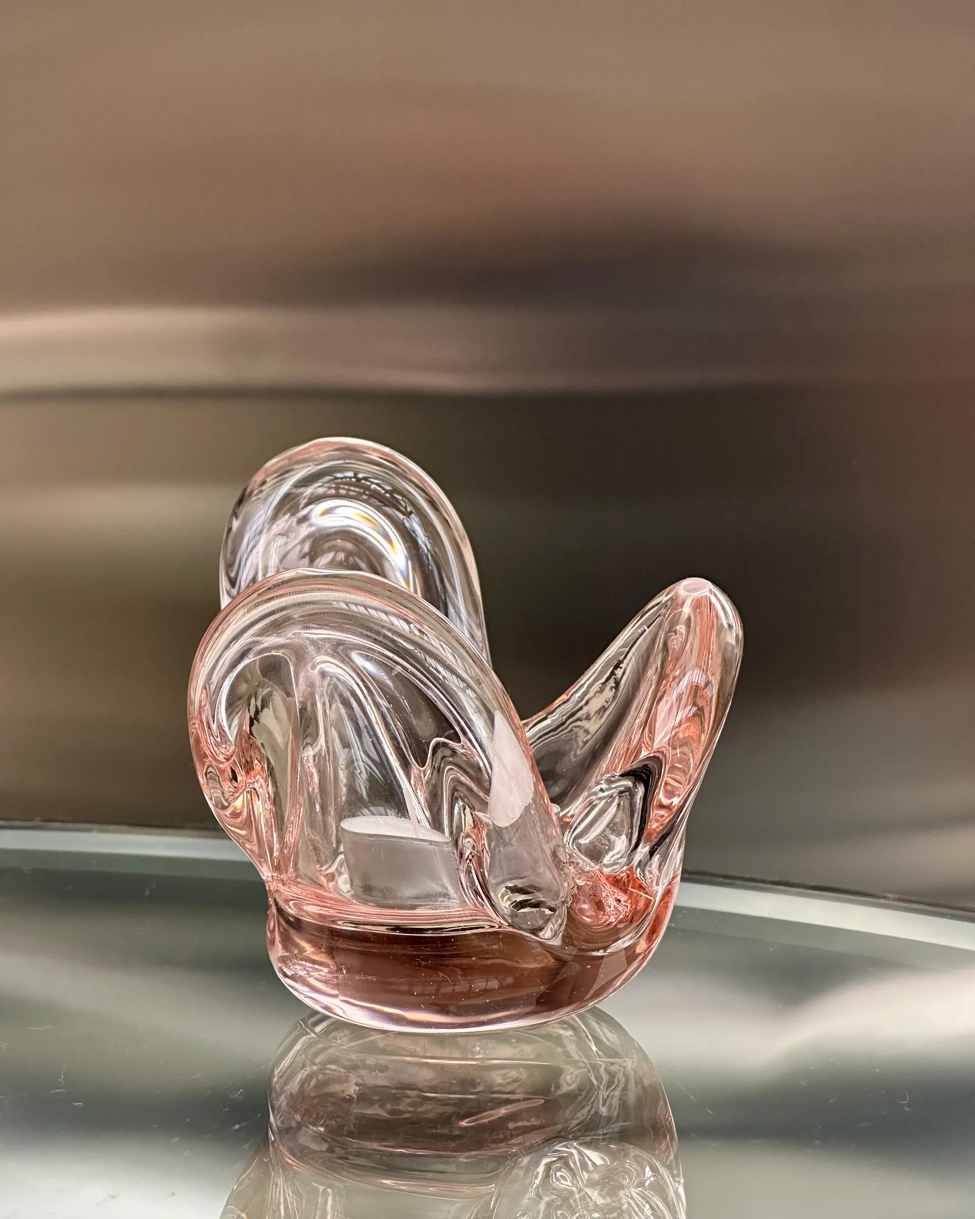 Φανάρι κεριών Visser , Pink Tinted