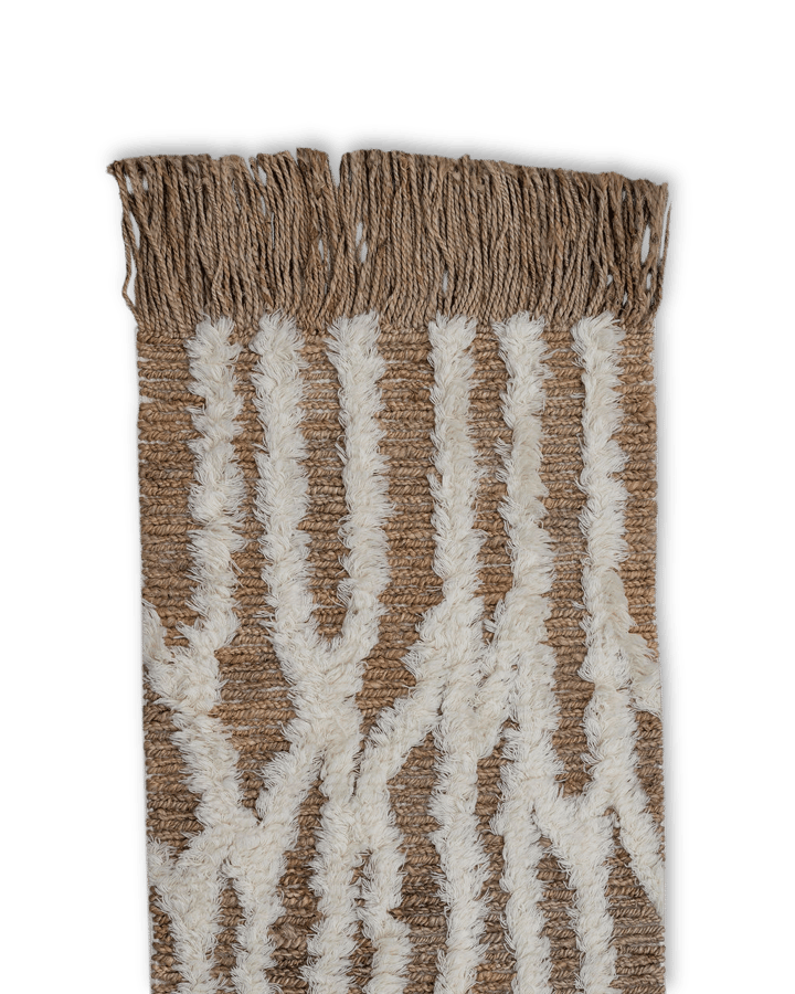 Wahl jute χαλάκι 80x250 cm - Brown-offwhite - Tinted