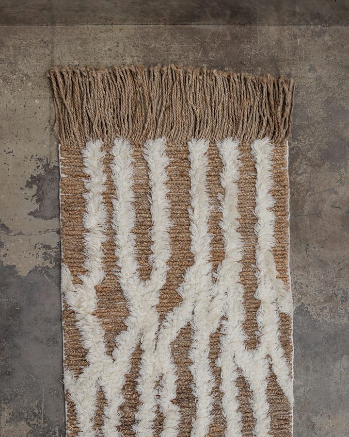 Wahl jute χαλάκι 80x250 cm - Brown-offwhite - Tinted