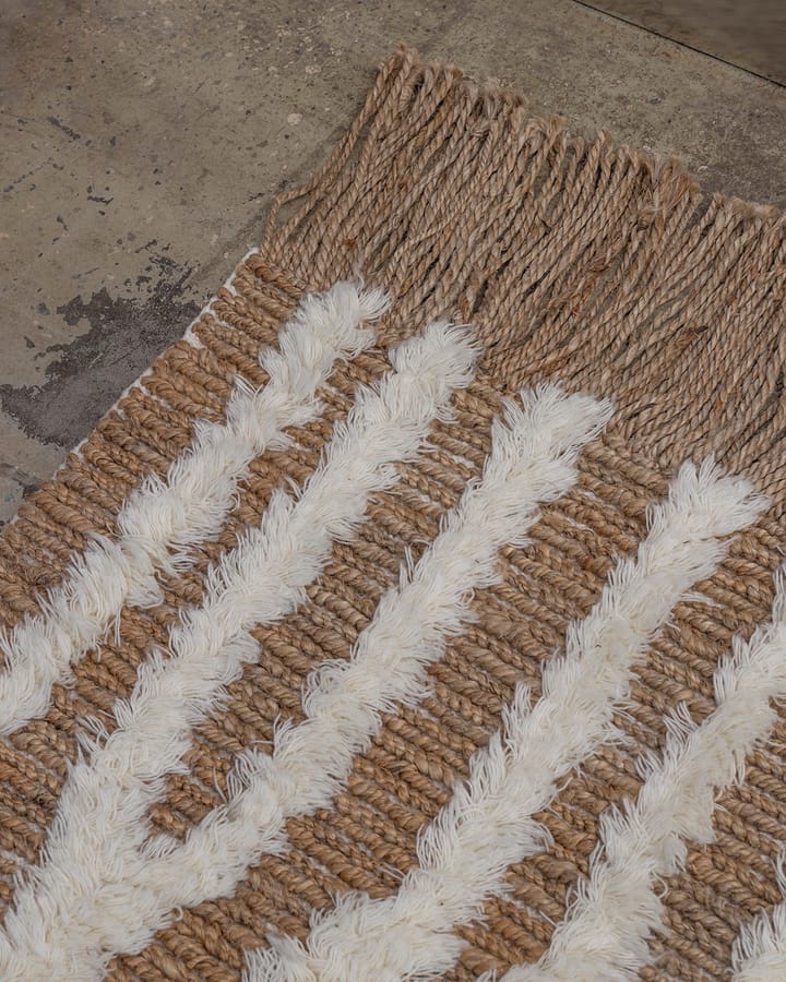 Wahl jute χαλάκι 80x300 cm - Brown-offwhite - Tinted