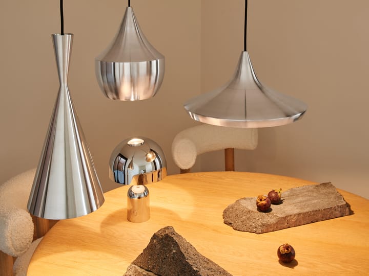 Beat Unbeaten ψηλός αμπαζούρ Ø19 cm, Aluminium Tom Dixon