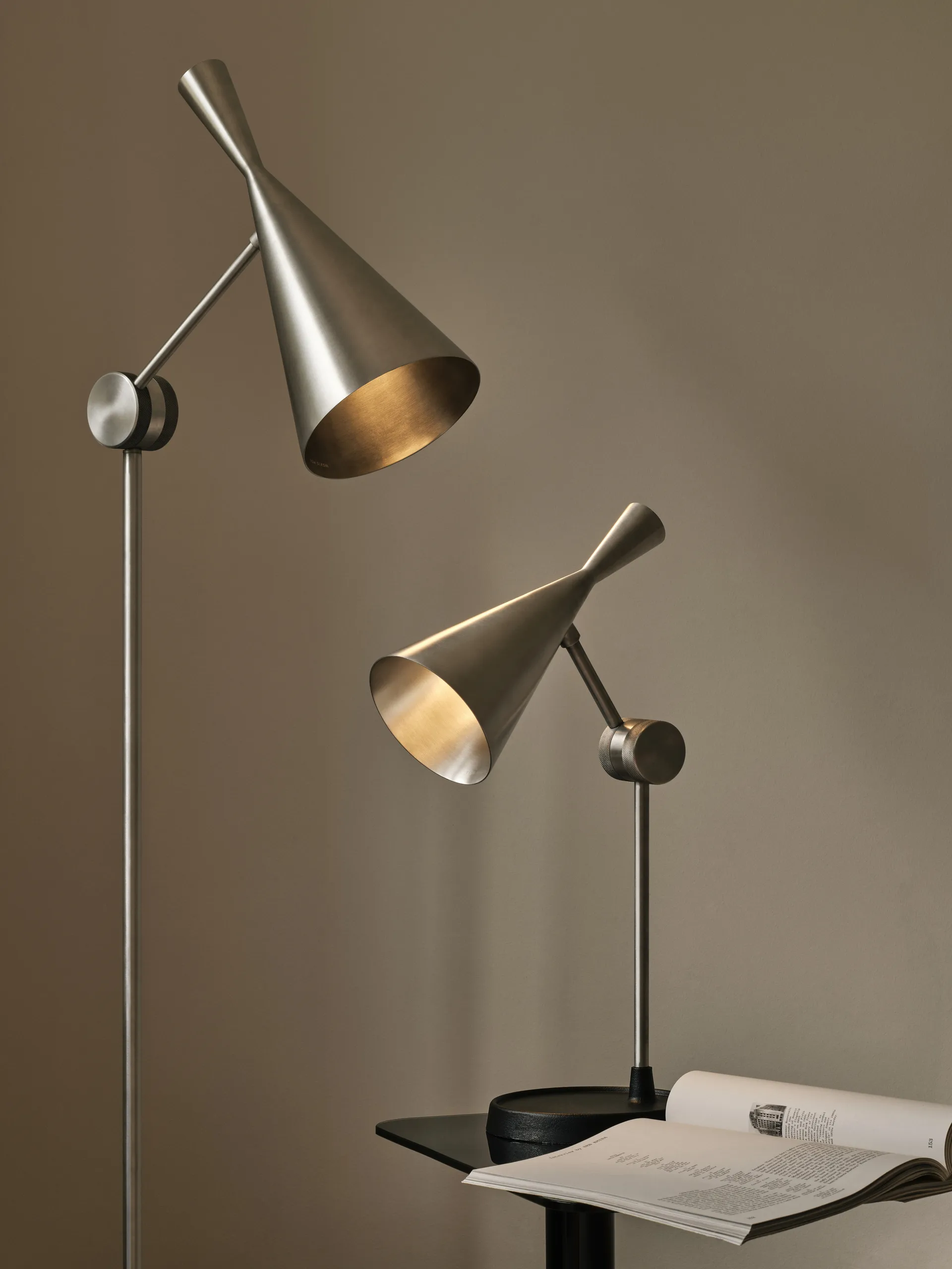 Beat Unbeaten επιδαπέδιο φωτιστικό LED 157 εκ., Aluminium Tom Dixon