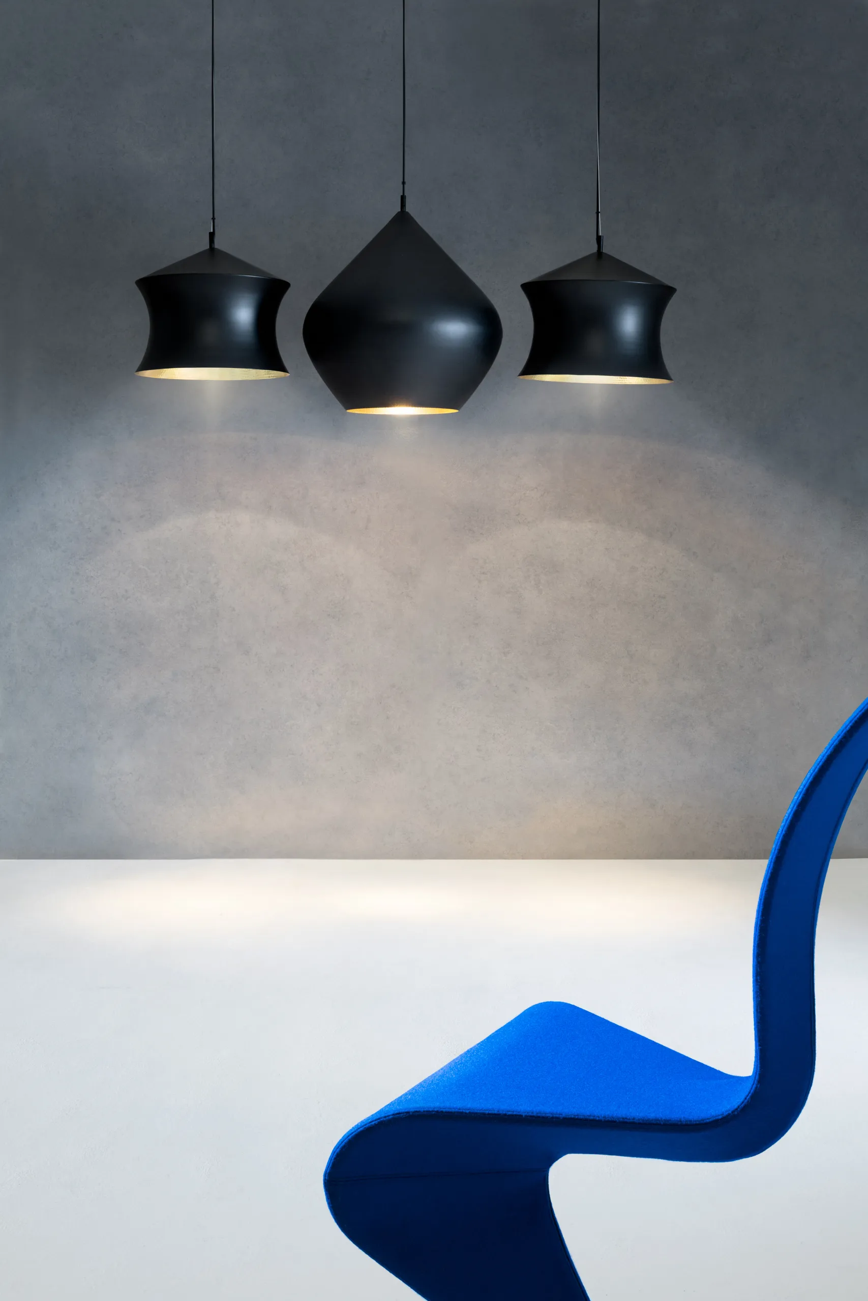 Beat Waist κρεμαστό LED Ø41,2 εκ., Black Tom Dixon