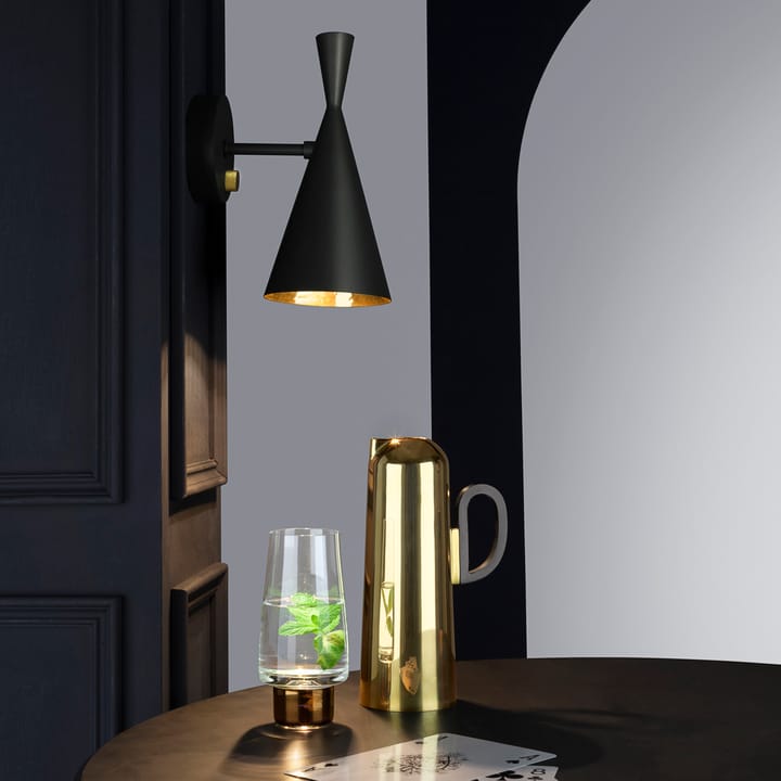 Beat φωτιστικό τοίχου, Μαύρο Tom Dixon
