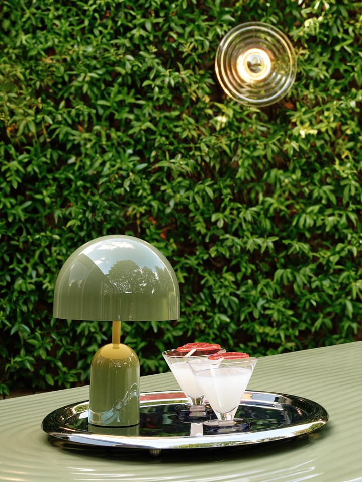Bell φορητό επιτραπέζιο φωτιστικό LED 28 cm, Moss Tom Dixon