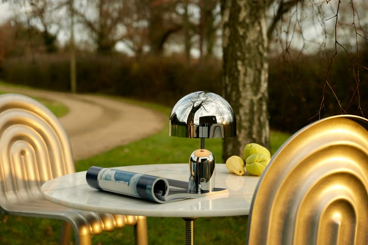 Bell φορητό επιτραπέζιο φωτιστικό LED 28 cm, Silver Tom Dixon