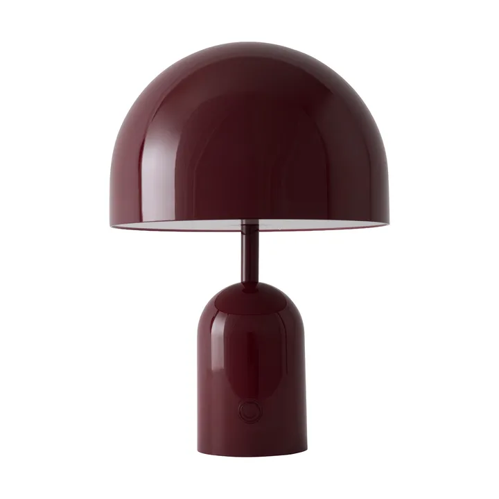 Bell Portabel LED επιτραπέζιο φωτιστικό 28 εκ. v.2 - Burgundy - Tom Dixon