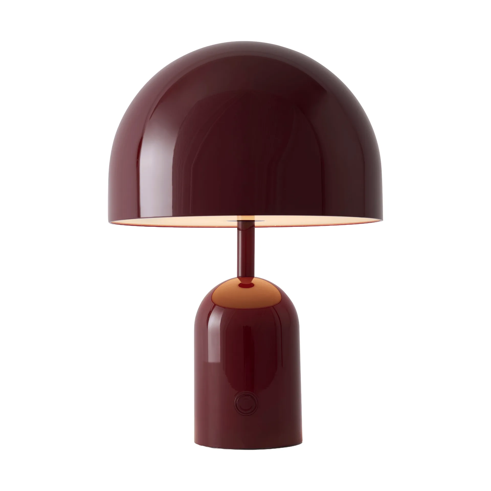 Bell Portabel LED επιτραπέζιο φωτιστικό 28 εκ. v.2, Burgundy Tom Dixon