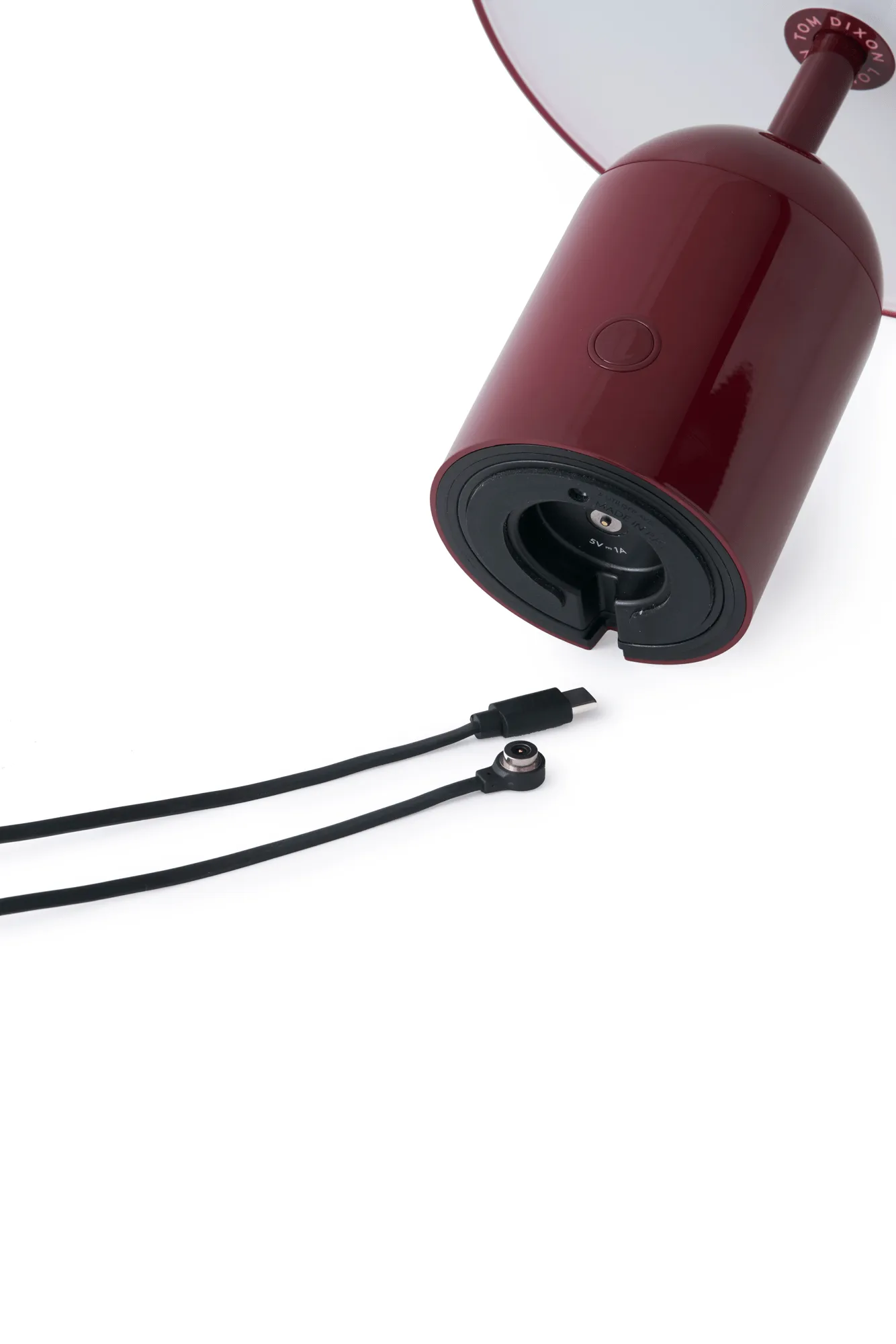 Bell Portabel LED επιτραπέζιο φωτιστικό 28 εκ. v.2, Burgundy Tom Dixon