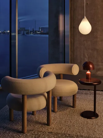 Bell Portabel LED επιτραπέζιο φωτιστικό 28 εκ. v.2 - Burgundy - Tom Dixon