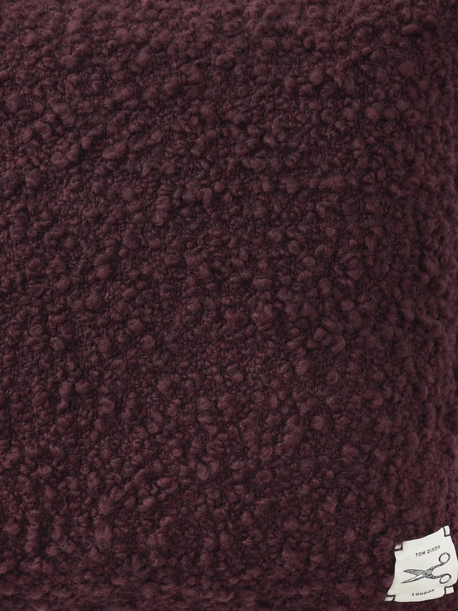 Bobble μαξιλάρι 45x45 cm, Burgundy Tom Dixon
