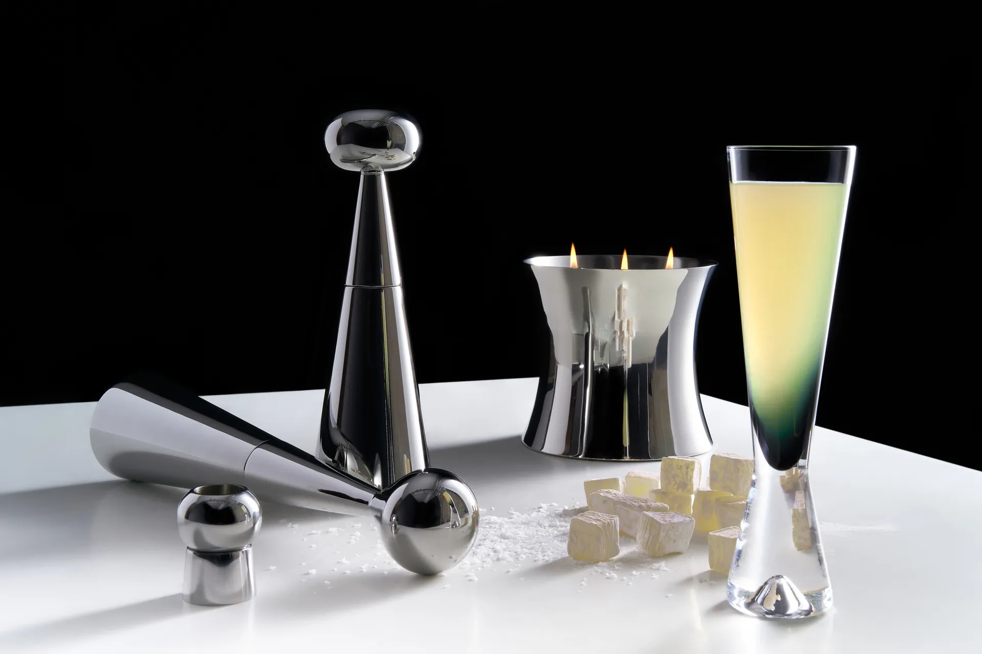 Brew Small μύλος μπαχαρικών 25 cm, Stainless steel Tom Dixon