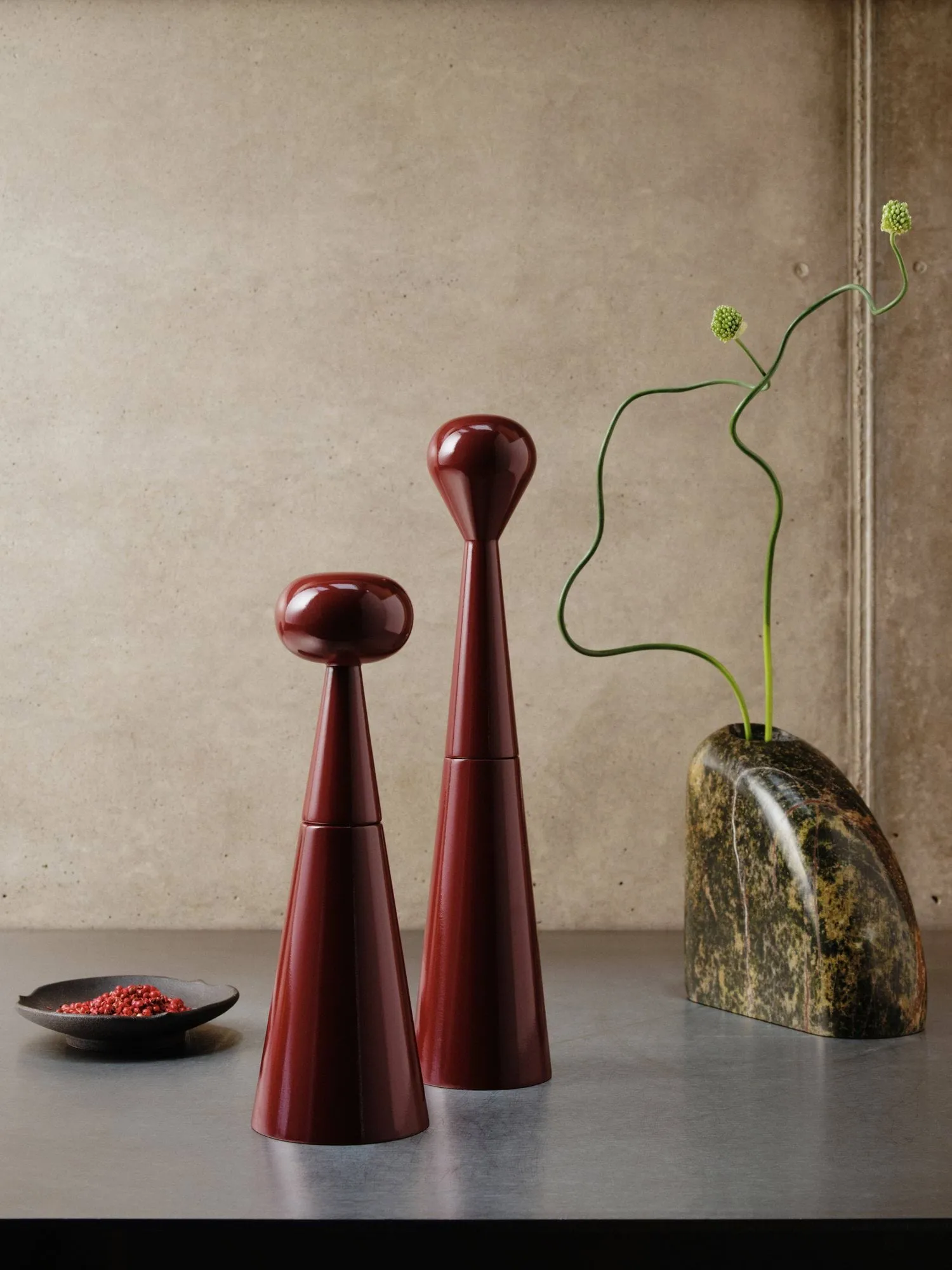 Brew Tall μύλος μπαχαρικών 33 cm, Burgundy Tom Dixon