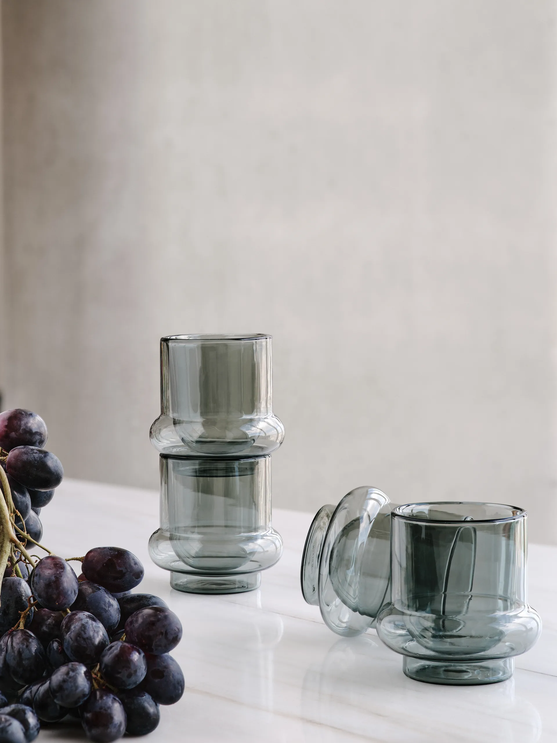 Bump φλιτζάνι καφέ 20 cl 2-pack, Grey Tom Dixon