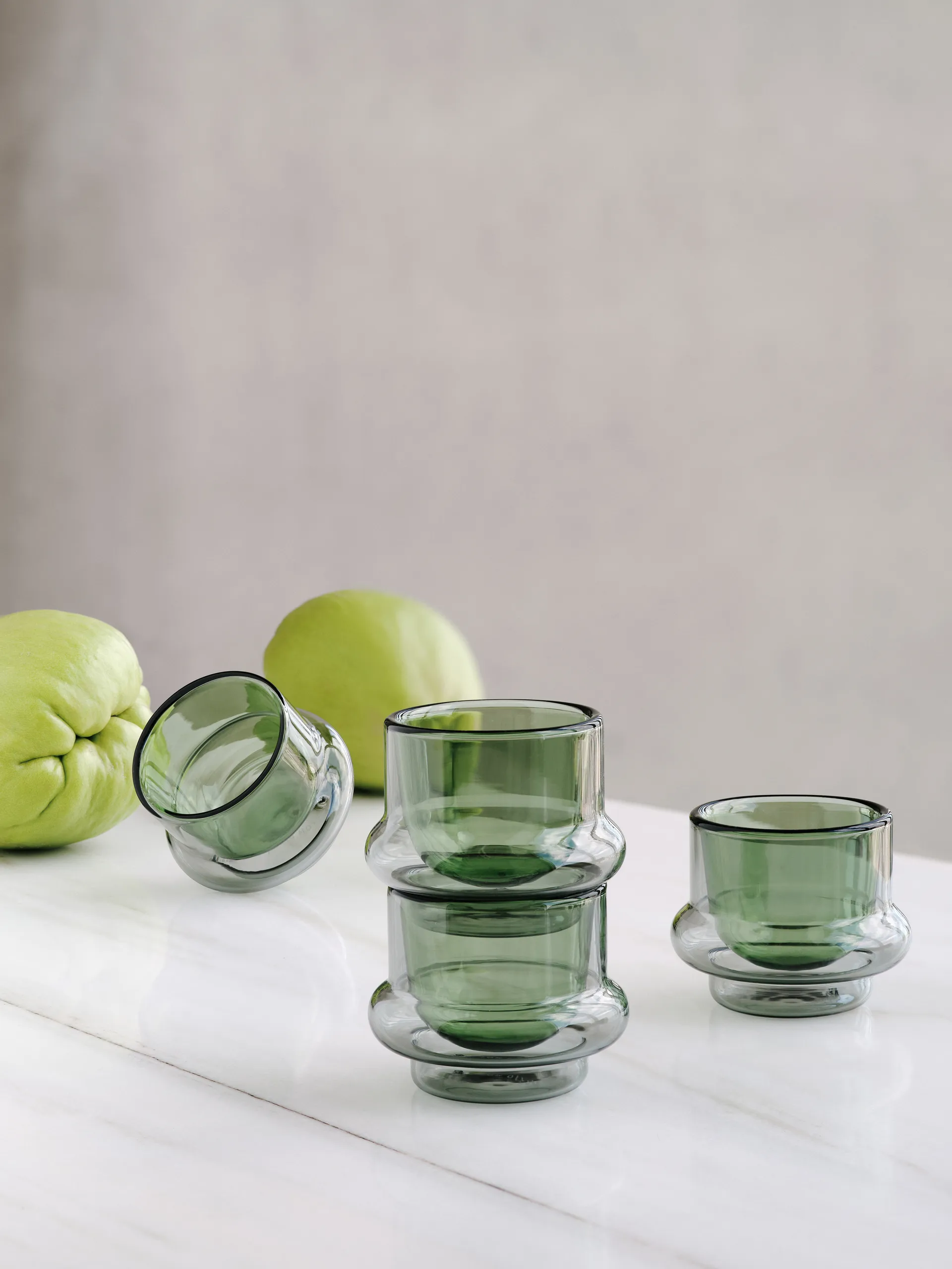 Φλιτζάνι εσπρέσο Bump 5 cl 4-τεμάχια, Green Tom Dixon