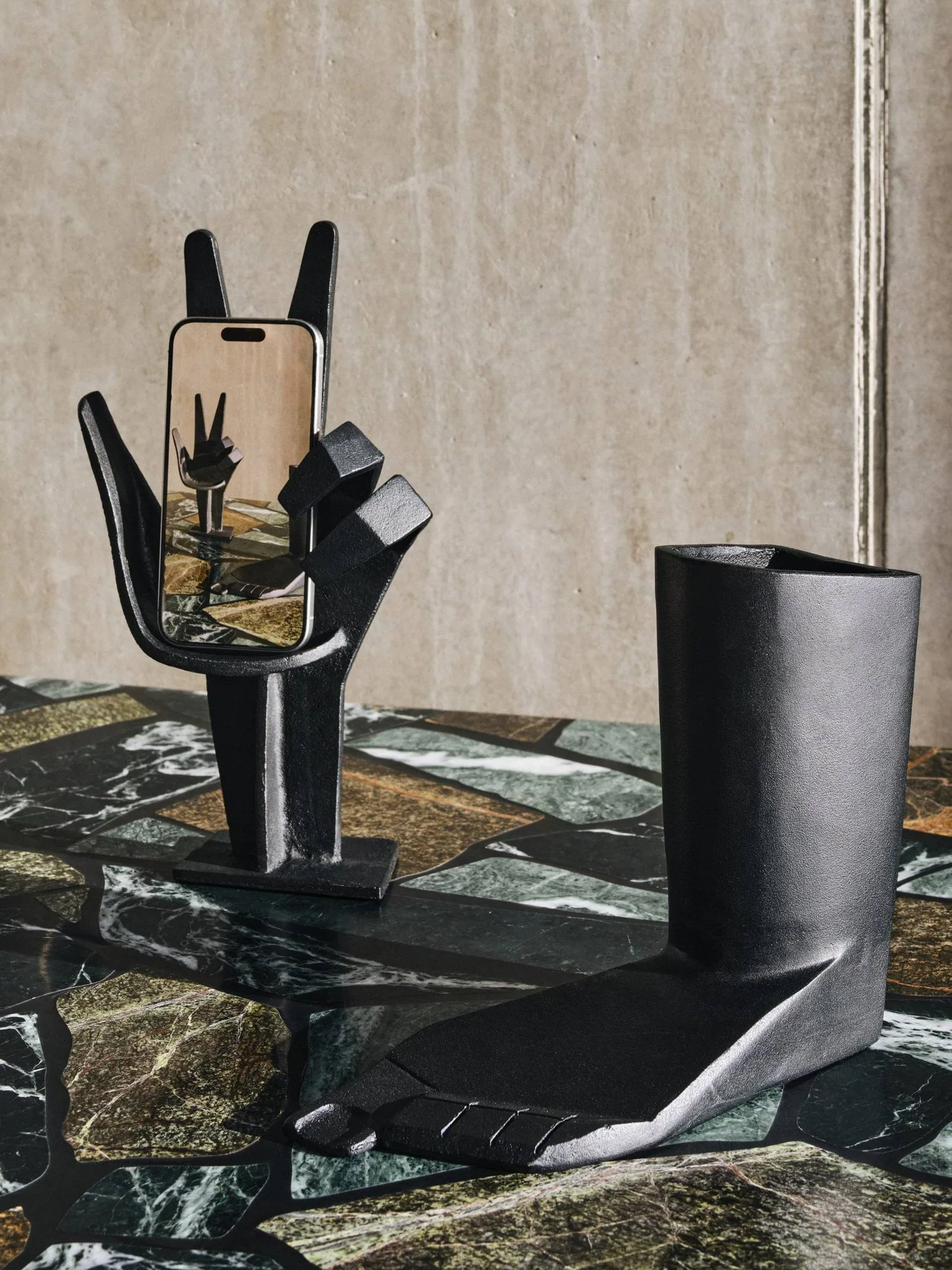 Cast Iron βάση, Μαύρο, 21,5x20 εκ. Tom Dixon