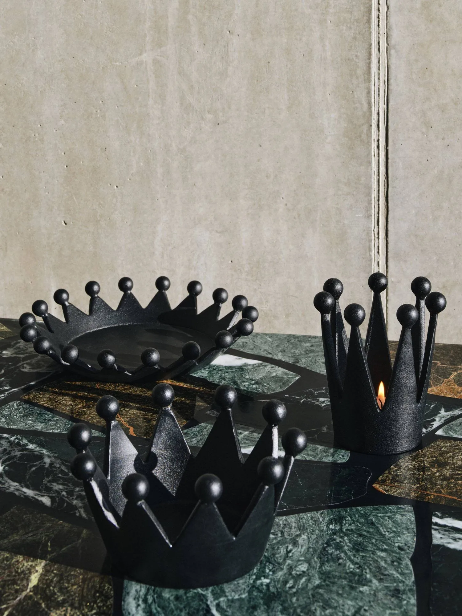 Cast Iron Crown φαναράκι, Ø14x8,2 εκ. Tom Dixon