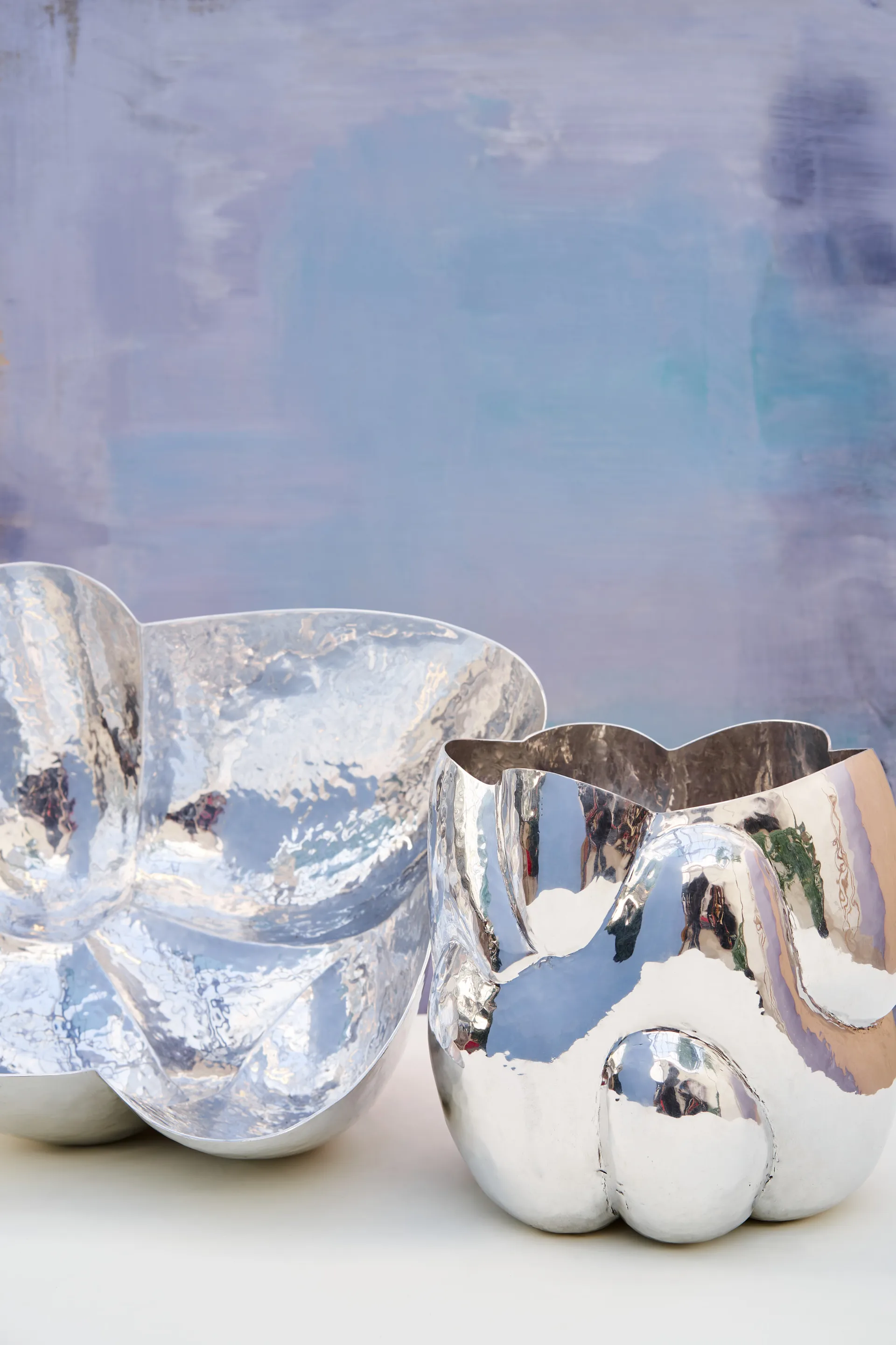 Cloud βάζο χαμηλό, Silver Tom Dixon