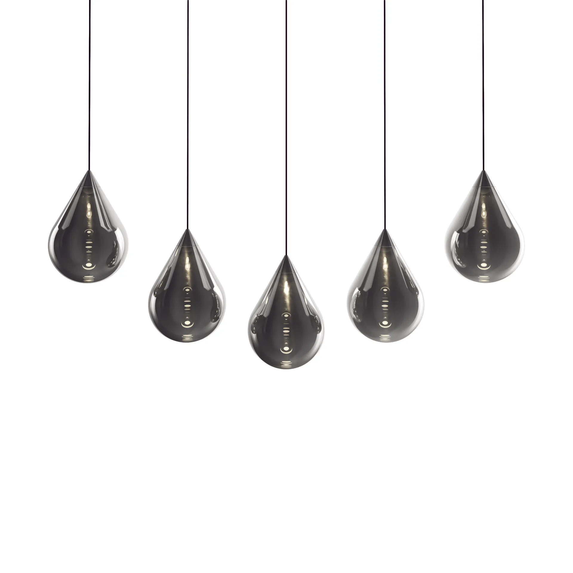 Flare Bead κρεμαστό φωτιστικό, Ασήμι Tom Dixon