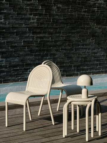 Groove σκαμπό 45 cm - Putty - Tom Dixon