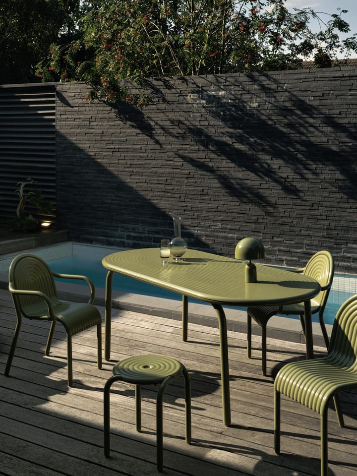 Groove τραπεζαρίας 86x185 εκ., Moss Tom Dixon