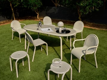 Groove τραπεζαρίας 86x185 εκ. - Putty - Tom Dixon