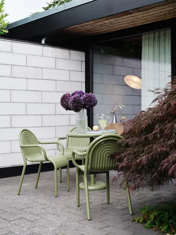 Groove καφέ τραπέζι στρογγυλό - Moss, Ø70 cm - Tom Dixon