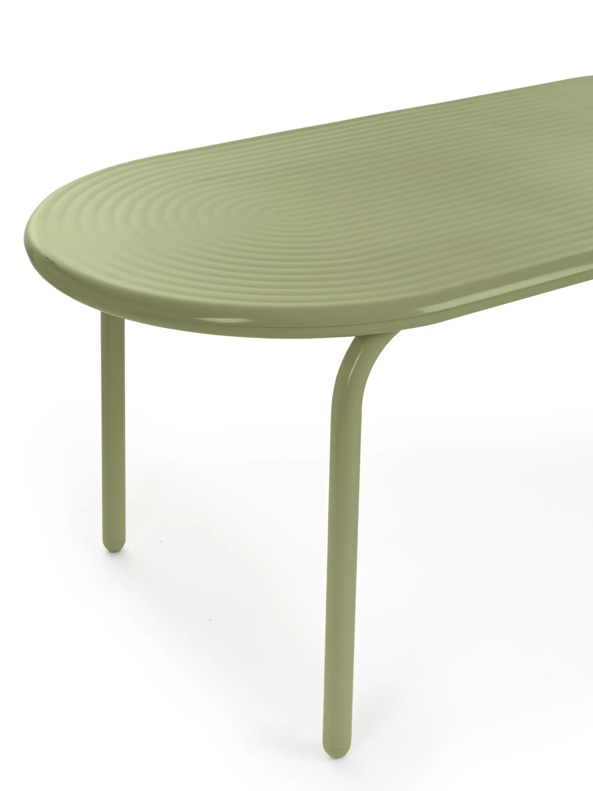 Groove Obround τραπέζι φαγητού - Moss, 86x186 εκ. Tom Dixon