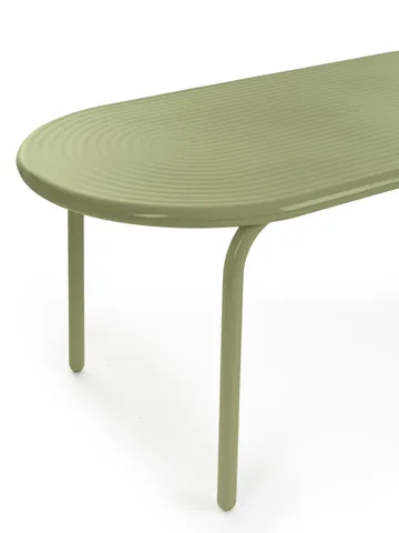 Groove Obround τραπέζι φαγητού - Moss, 86x186 εκ. - Tom Dixon