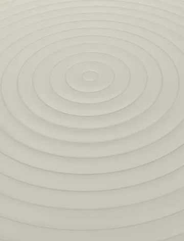 Groove καφέ τραπέζι στρογγυλό - Putty, Ø70 cm - Tom Dixon