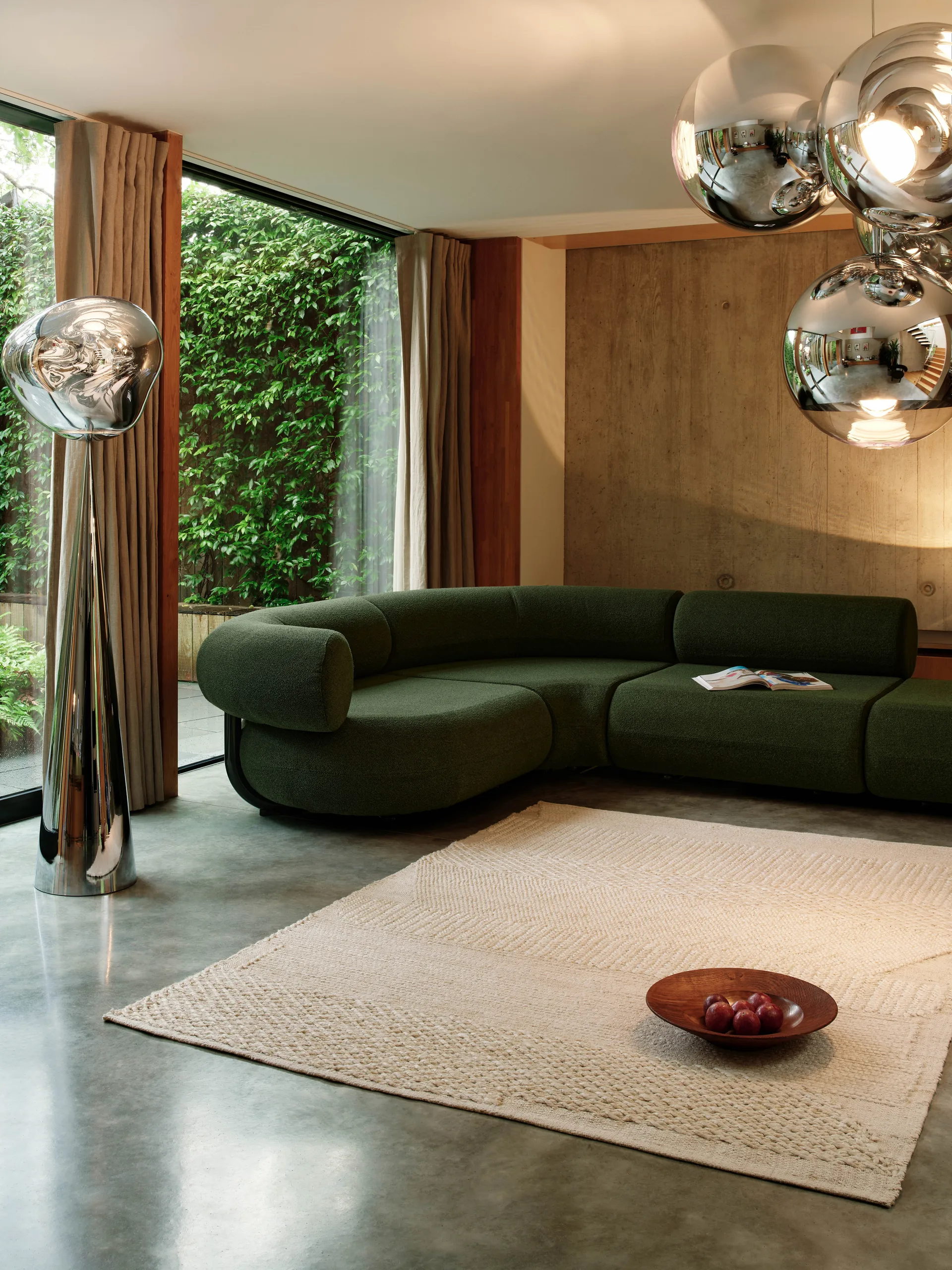 Knotty χαλί, Λευκό 200x300 cm Tom Dixon