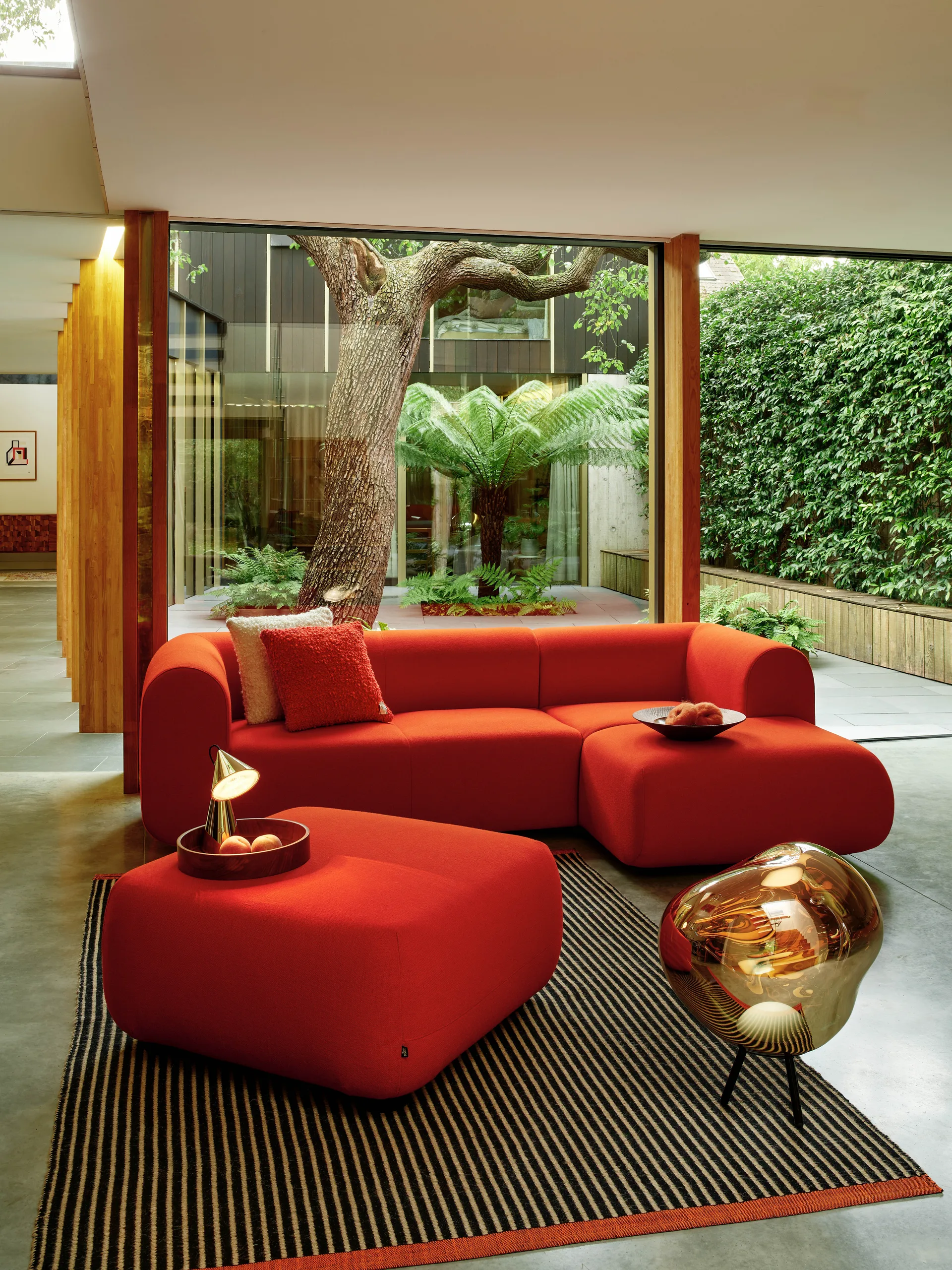 Line χαλί, Μαύρο 170x240 εκ Tom Dixon