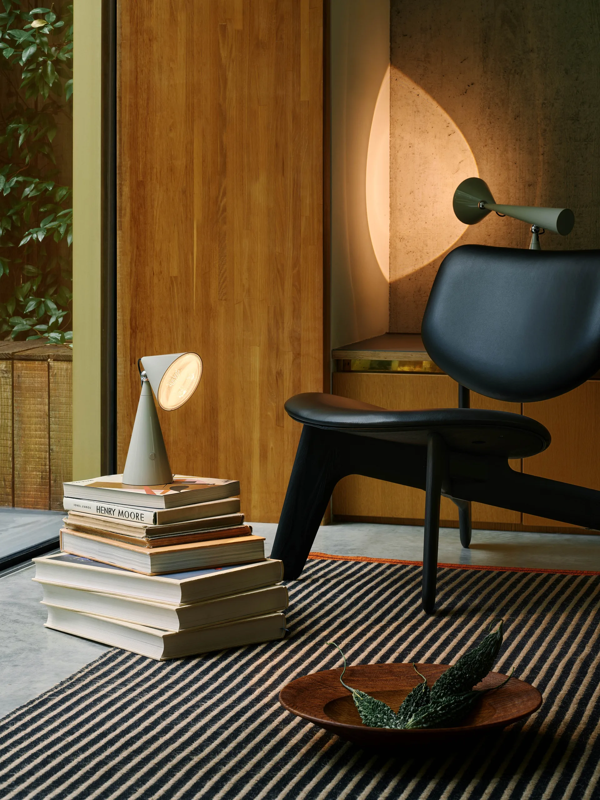 Line χαλί, Μαύρο 170x240 εκ Tom Dixon