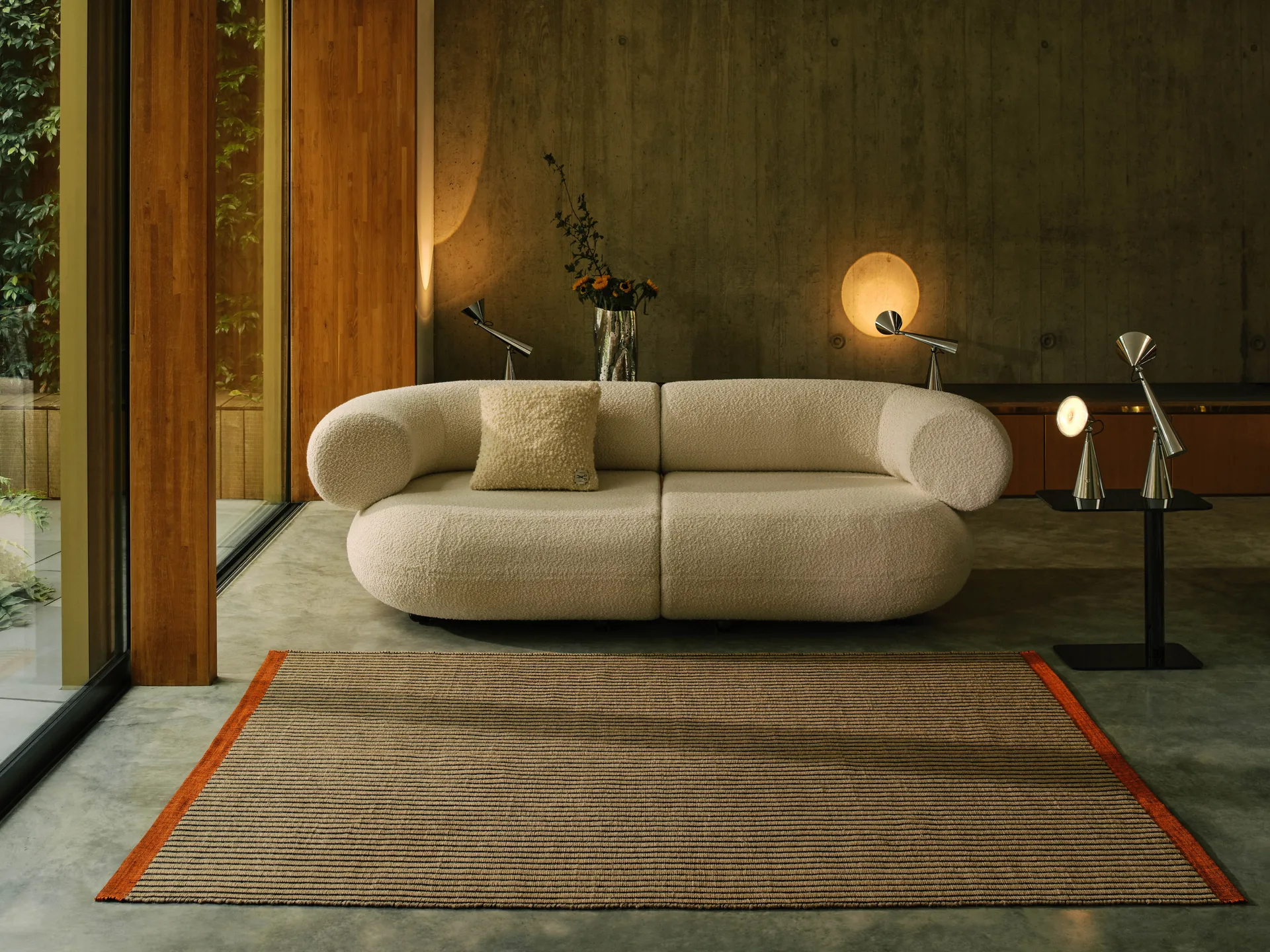 Line χαλί, Μαύρο 200x300 cm Tom Dixon