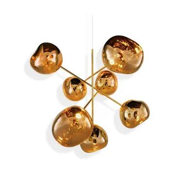 Melt Chandelier large πολυέλαιος LED 196 cm - Gold - Tom Dixon