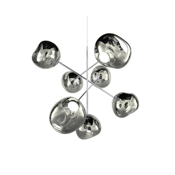 Melt Chandelier large πολυέλαιος LED 196 cm - Silver - Tom Dixon