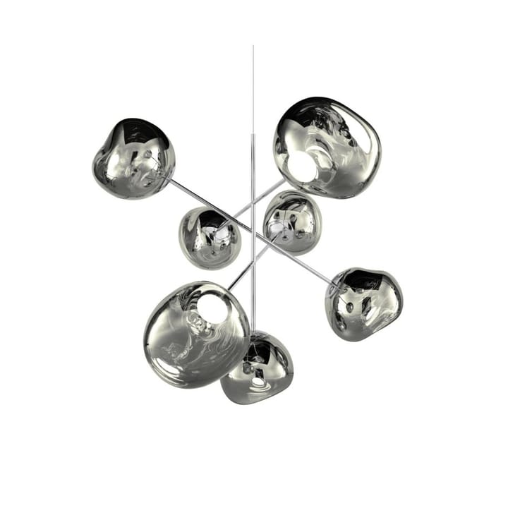 Melt Chandelier large πολυέλαιος LED 196 cm, Silver Tom Dixon
