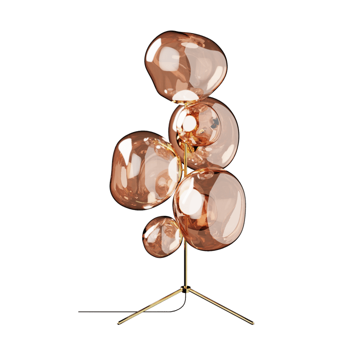 Melt Chandelier φωτιστικό δαπέδου LED 175 cm - Copper - Tom Dixon